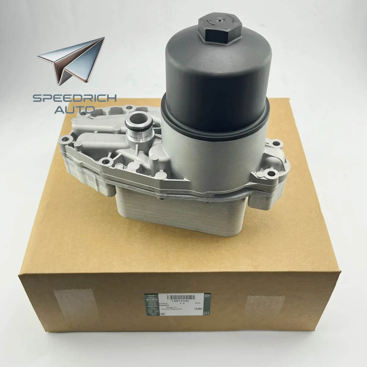 LR013149 JDE8715 LR040738 Oil Cooler for Jaguar XJ XF and Land Rover Sport Discovery 4