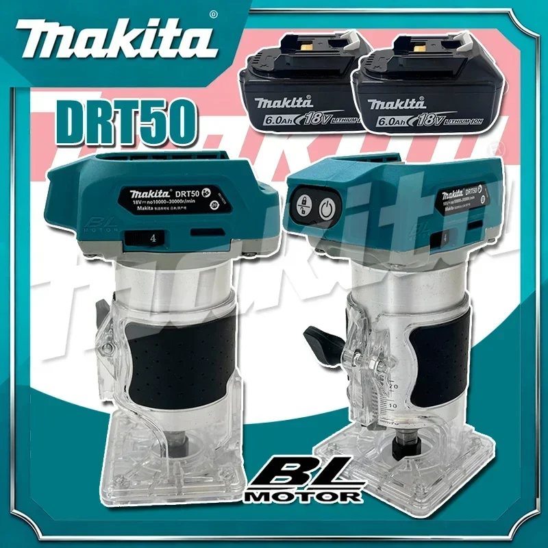 

Беспроводной фрезер Makita DRT50 с бесщеточным двигателем, аккумуляторный, для обработки дерева и гравировки