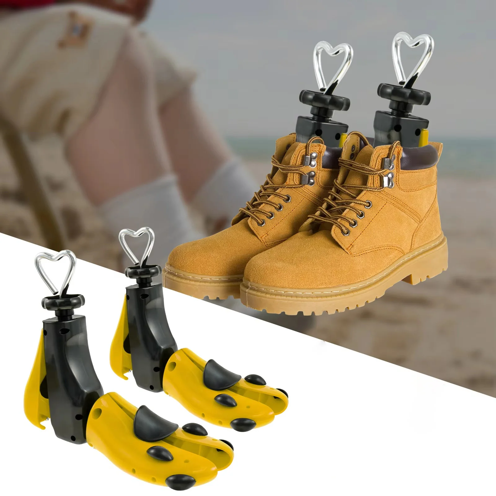 High Top Shoe Stretcher 1Pc Adjustable Shoe Tree Widener for Sneakers Boots, Stretch Length & Width for Men Women Footwear