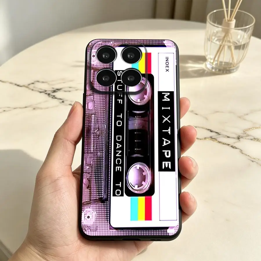 Soft Cover Phone Case for Honor 400 600 X7a X6d Play10 X8a X5c X9D X7b X8d X9b X9a X9C X7d X8b Pastel Rainbow Cassette