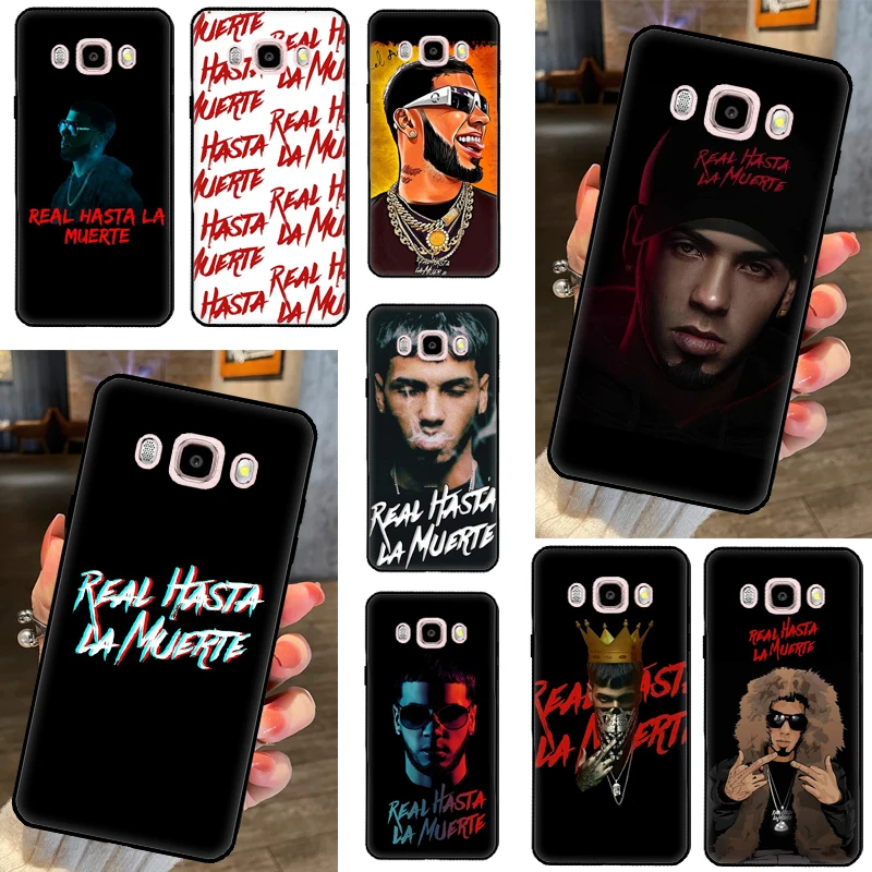 Anuel AA Real Hasta La Muerte Cover For Samsung Galaxy J4 J6 Plus J8 A6 A8 A7 A9 2018 J1 A3 A5 2016 J7 J5 J3 2017 Case