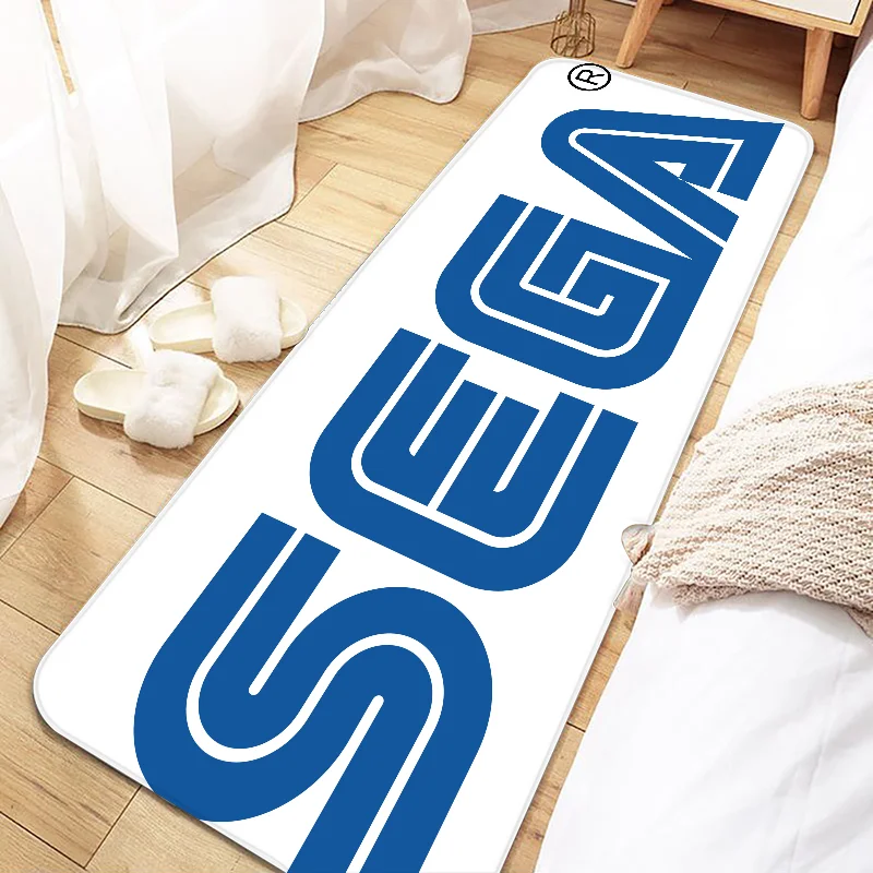 S-sega LOGO Door Mat Entrance Non-slip Doormat Washable Kitchen Carpet Living Room Hallway Rugs Bathroom Bath Door Mats