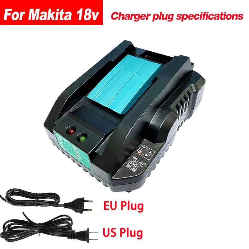 Imagem -02 - Makita 18v Bateria com Carregador Bateria Lxt Bl1860 Bl1850 Bl1850b Bl1840 Bl1840b Bl1830 Bl1830b Bl1815