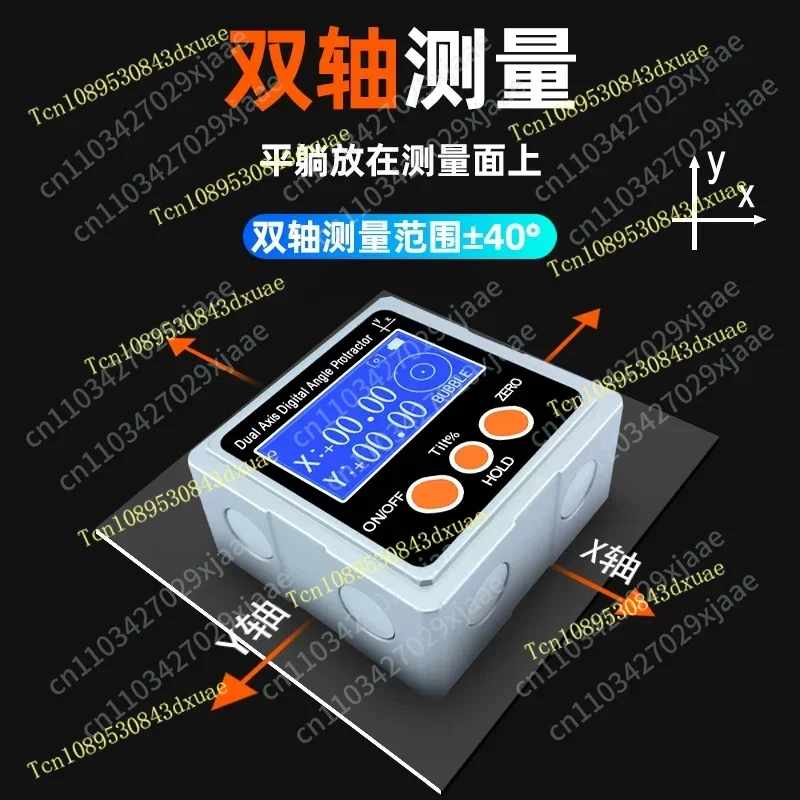 High Precision Digital Level Angle Meter Dual Axis XY Axis with Magnetic