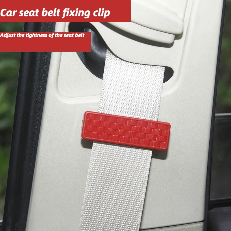 2 PCS Car Seat Belt Buckle Clip Shoulder Belt Clip Car Seat Belts Decorative Buckle Seat Belt Length Adjustment Buckle