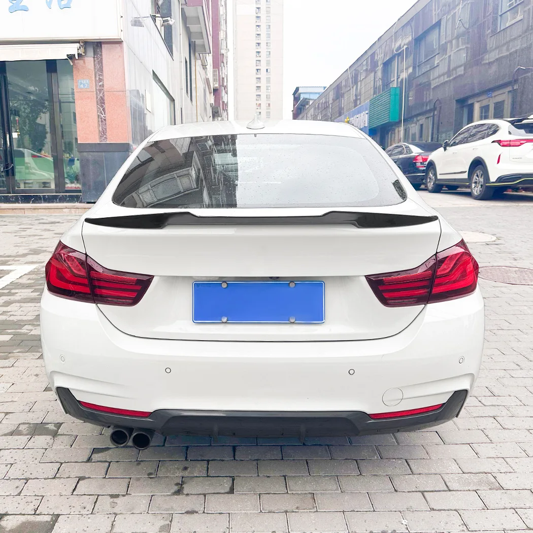 

For BMW F36 4 Series 4 Doors Gran Coupe M4 Style 420i 428i 435i 2014-2020 Car Rear Tail Trunk Spoiler Roof Wing Exterior BodyKit