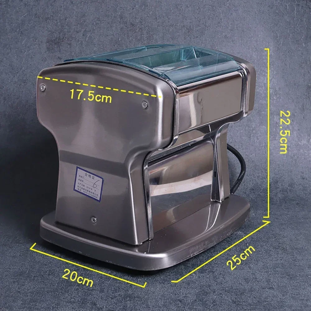 AC 220V Professional Electric Soft Clay Gradient Thin Sheet Portable Stainless Steel Mud Press Machine DIY Making Tools 5KG/H