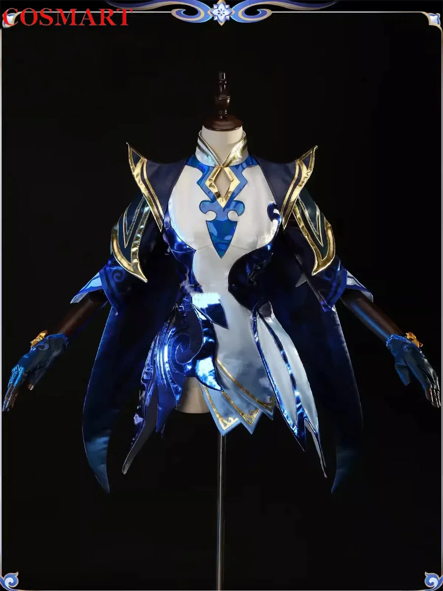 

COSAMRT Game LOL Irelia Battle Suit Elegant Dress Uniform Cosplay Costume Halloween Carnival Party Role Play Outfit Women