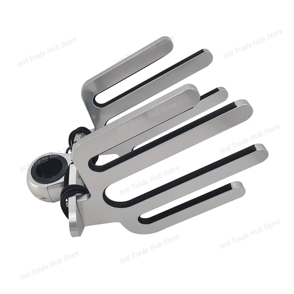 Aluminum Wakeboard Mount, 4-Tooth Wakeboard Bracket & Surfboard Support - Marine Yacht Hardware Accessories