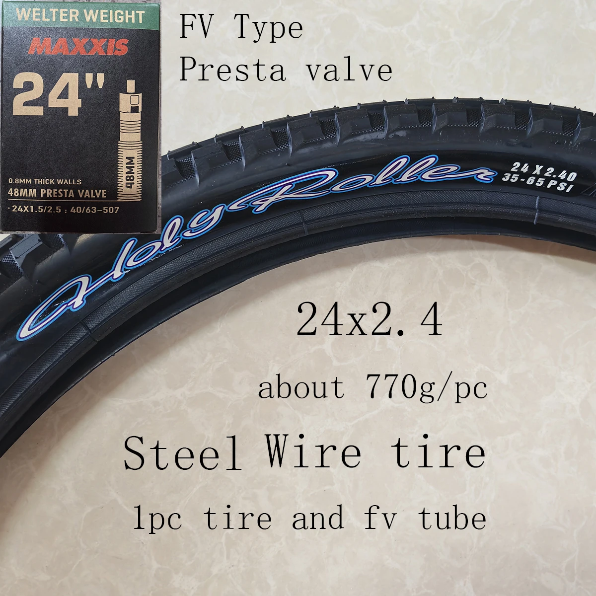 1 st MAXXIS 26 Heilige Roller 26*2.4 26*2.2 24*2.4 BMX Fietsband Straat Chocolade loopvlak Klimmen Staaldraad Band Fietsband
