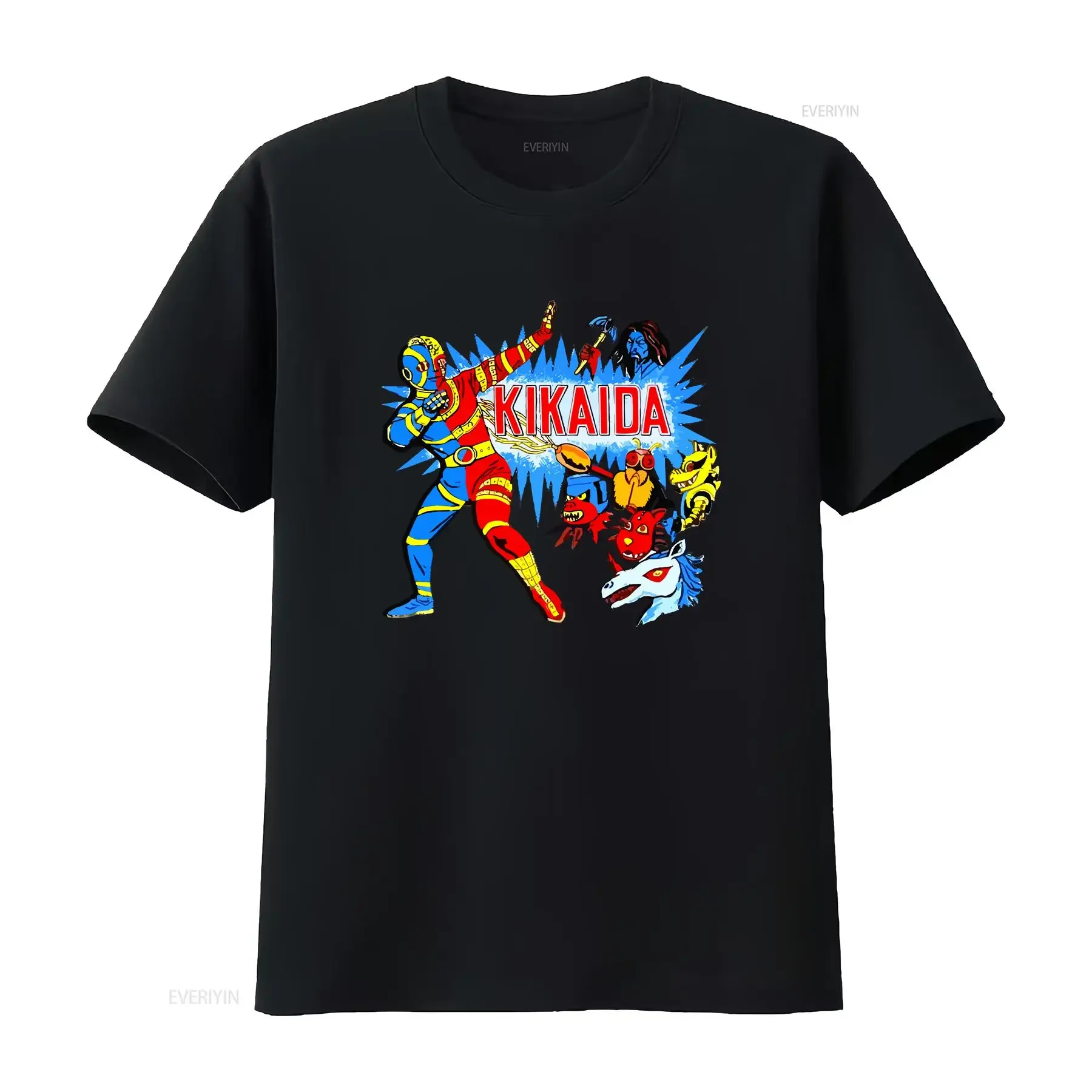 New Kikaida Android Kikaider Vintage Active Logo T Shirt Funny Size S to 5XL vintage Washed Versatile Casual Unisex homme