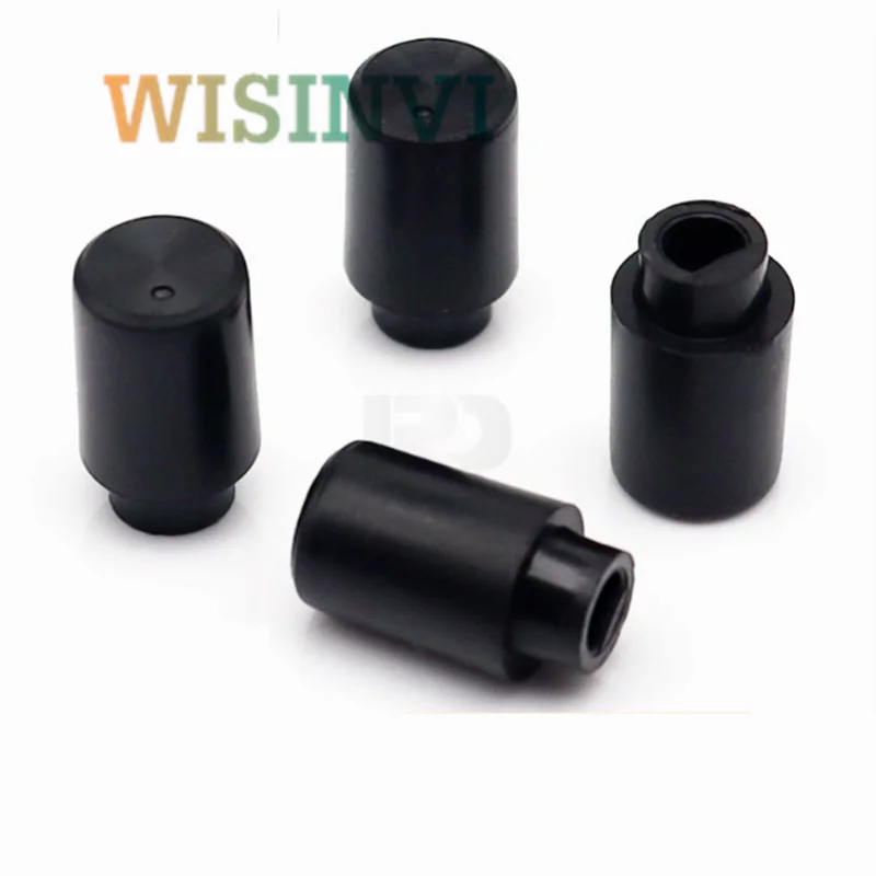 10PCS 8×13.5 black Swirl marks Plastic Knob Cap switch button Potentiometer Encoder Knob 180 Degree D Inner Hole 3.5MM