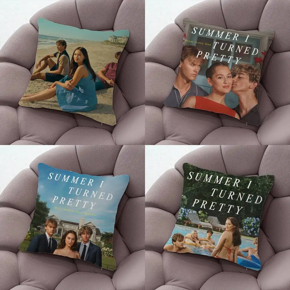 

The Summer I Turned Pretty Pillow Case Pillow Case Living Room Sofa Cushion Cover Suitable For Home Bedroom Room Decoration