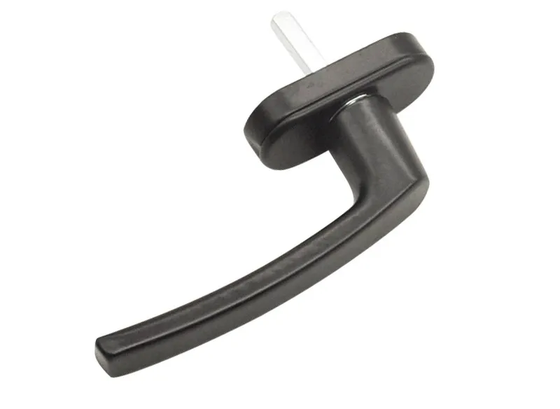 Plastic steel casement door and window transmission handle outward opening window handle