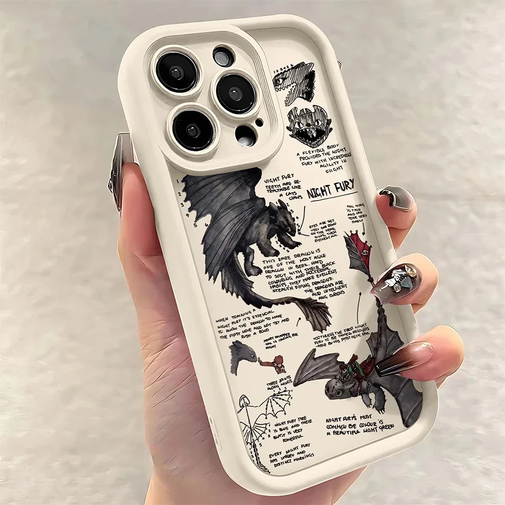 حافظة أنيمي كيفية تدريب التنين الخاص بك لهاتف Xiaomi Redmi Note 14 PRO 4G 5G 13 12 11 9 Pro Plus 14C 13C 12C 10S 11S 12S A3 غطاء Sof #5