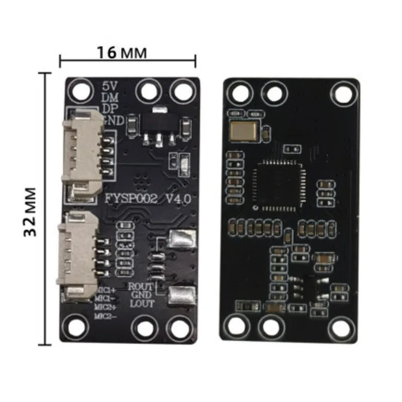 ASR Speech Recognition Module with Weak Noise Reduction, Intelligent Voice Far-Field Pickup, 3-Meter Range, Driver-Free