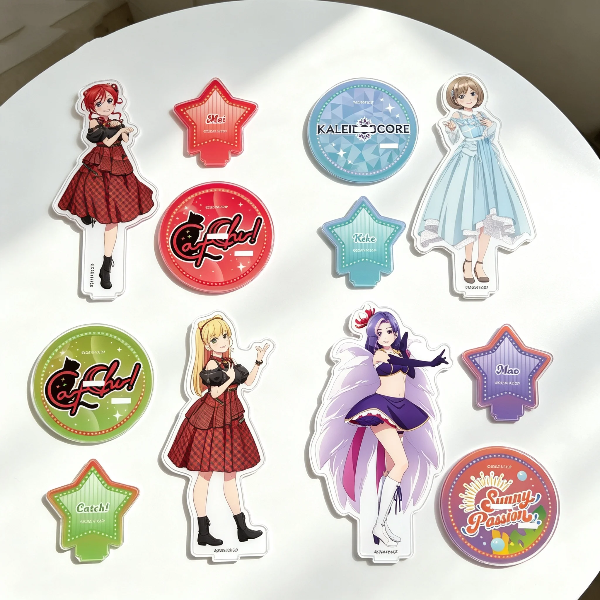 Multimedia Planning Love Live! Superstar!! Kanon Shibuya Keke Tang Acrylic Stand Model Plate Keychains Desk Decor