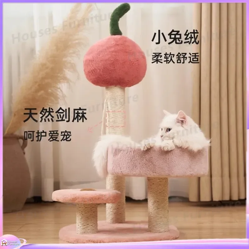 Large Cat Tree with Scratching Posts Hammock Condo Perch Tower for Indoor Cats Small Medium Large Feline Climbing Frame Play