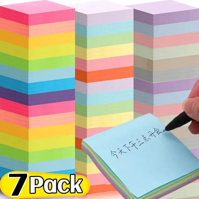 7/5/1 Pack Diaphanous Posted It Memo Pad PET Waterproof Sticky Note Pads Transparent Bookmark Marker Stickers School Stationery