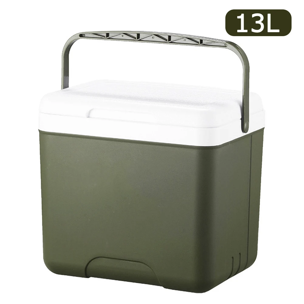 Camping Refrigerator 13L Fresh-Keeping Incubator Large Capacity Food Storage Box Cooler Car Ice Bucket Camping BBQ Equipment