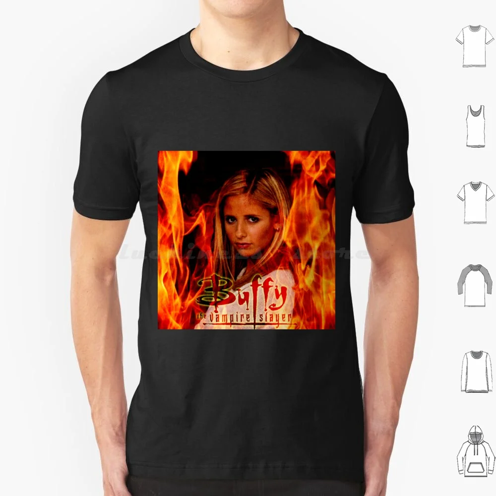Buffy Aesthetic T T Shirt Cotton Men Women DIY Print Buffy The Vampire The Bronze Bronze Buffy Vampire