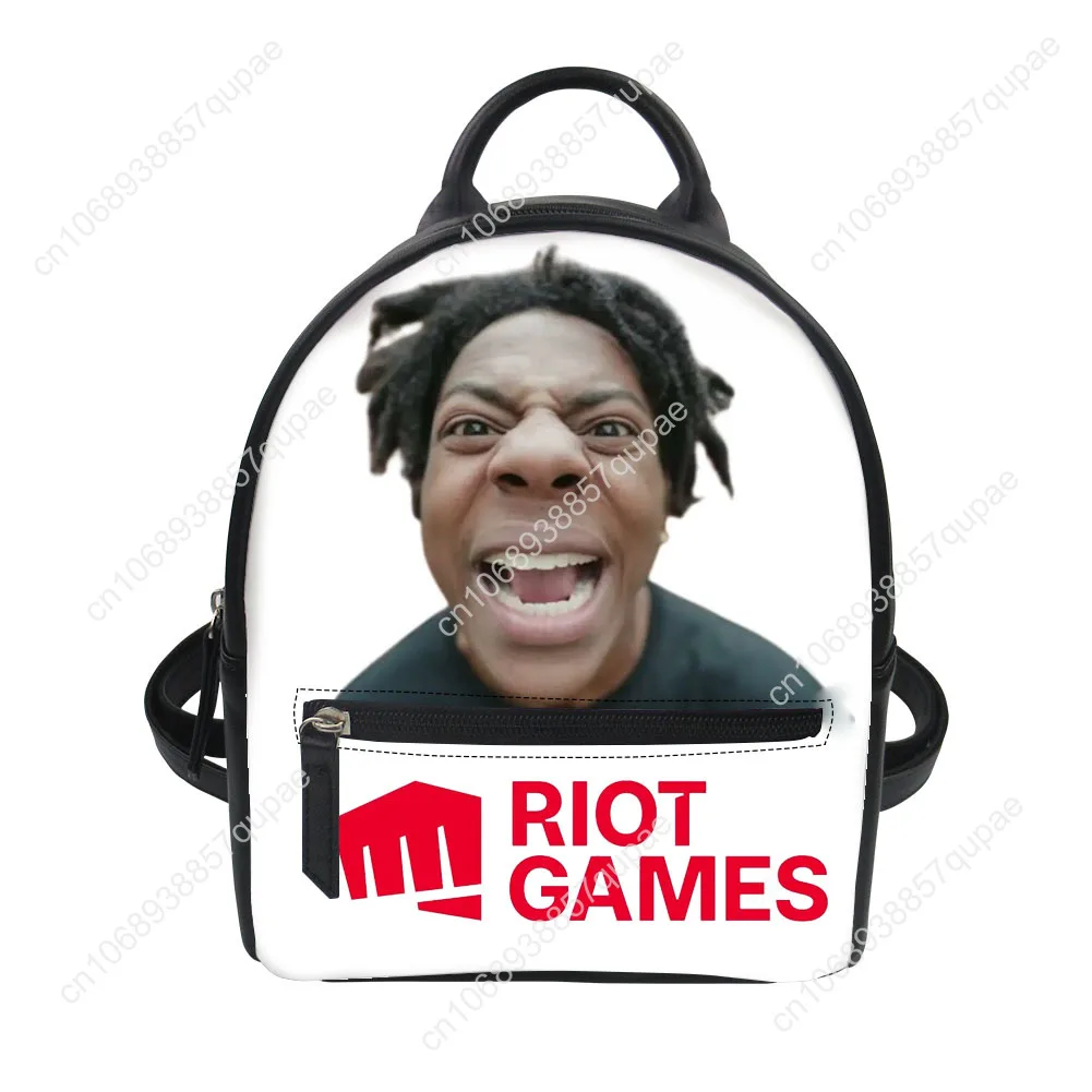 

IShowSpeed Hip hop Rap Singer Custom Backpack Purse Women Carter Schoolbags Double Shoulder Bag Mini Daypack Leather Travel Bag