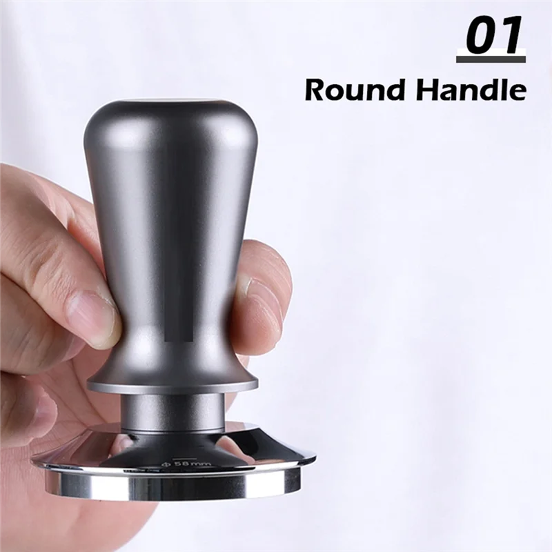 ABKR Темпер для кофе постоянного давления 51 мм Распределитель эспрессо из нержавеющей стали Молоток для порошка Инструменты для кофе