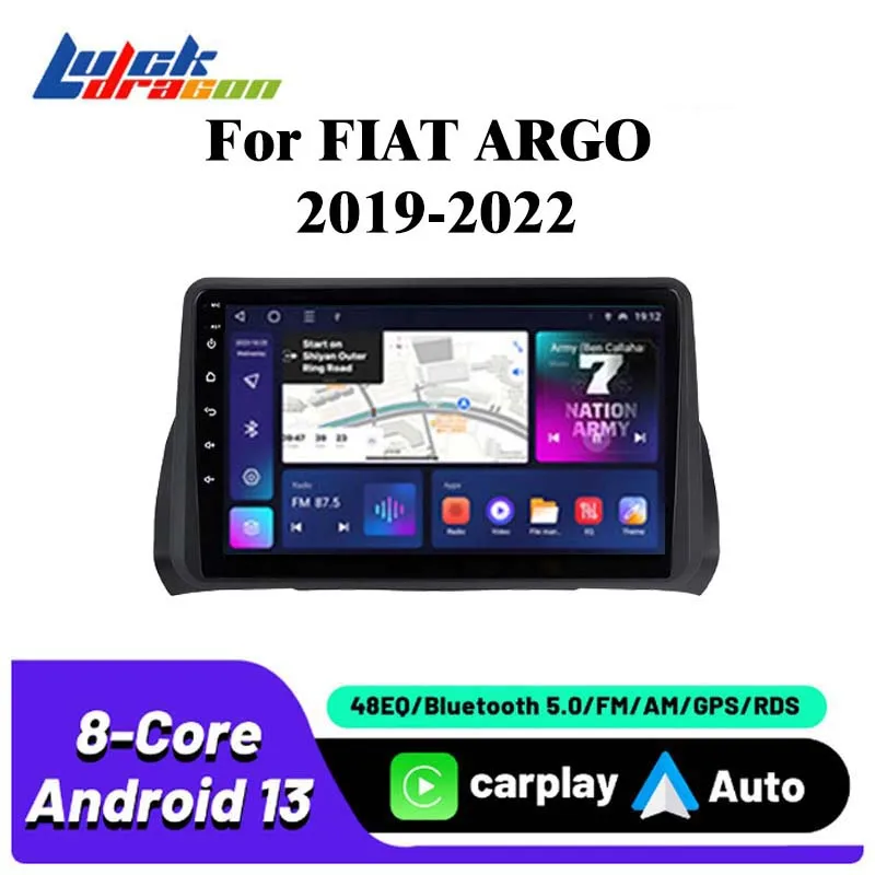 2Din Android Auto Carplay wireless For FIAT ARGO 2019-2022 Multimedia Automotive Car Radio Android wifi 4G Video Stereo Navi