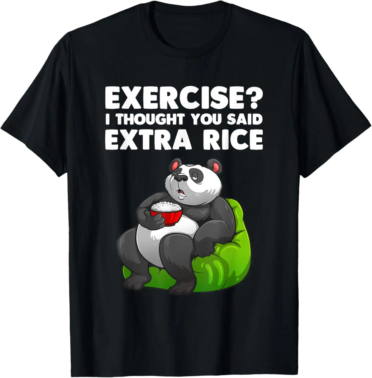 

Cute Rice Art For Men Women Rice Fitness Asian Food Lovers T-Shirt