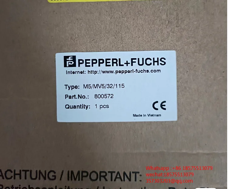 PEPPERL+FUCHS M5/MV5/32/115 800572 Sensor Photoelectric Proximity Switch  Brand New, Original And Authentic