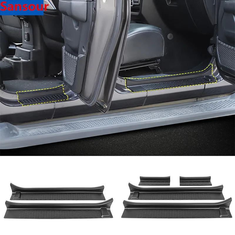 

Sansour Nerf Bars & Running Boards for Car Door Sill Scuff Plate Cover for Jeep Wrangler JL 2018+ for Jeep Gladiator JT 2018+