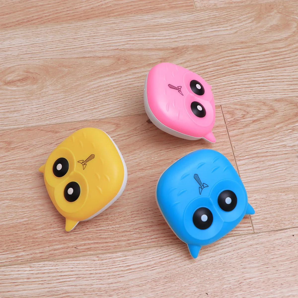 Nachtlicht Eule LED Licht Farbe Nachtlampe Kinderzimmer Lampe Schlafzimmer Licht Home Dekoration Baby Nachttisch für Kind Stecker (Rosa)