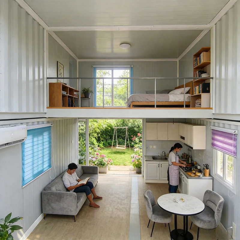Hot Sale Luxury Expandable Container House With Sandwich Panel And Light Steel Structure Prefab Expandable Container House