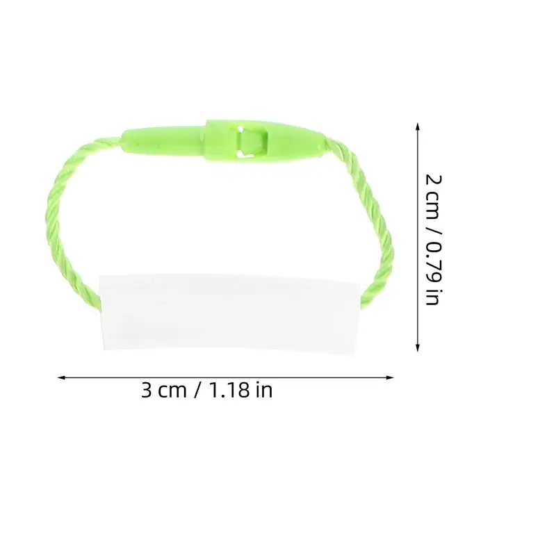 30 قطعة من علامات الأسماء للملابس، ملصقات أسماء الرعاية النهارية، تسميات أسماء قابلة للكتابة، علامات أسماء معلقة، حلقات (لون عشوائي)