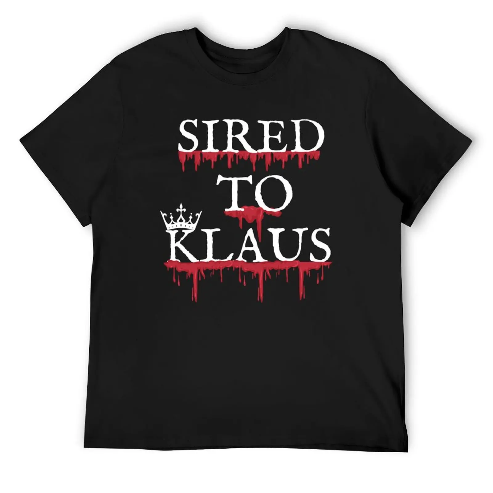 

Sired To Klaus Mikaelson T-Shirt blue archive heavyweights anime figures t shirts for men cotton