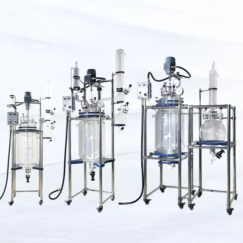 5L Double 25L Glass Reaction with Filter