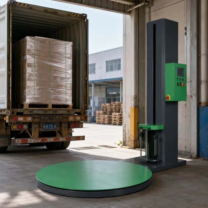 Load Stretch Wrapping Machine Customized Warehouse Dispatch with Quiet Running Design Reliable Durable Quality