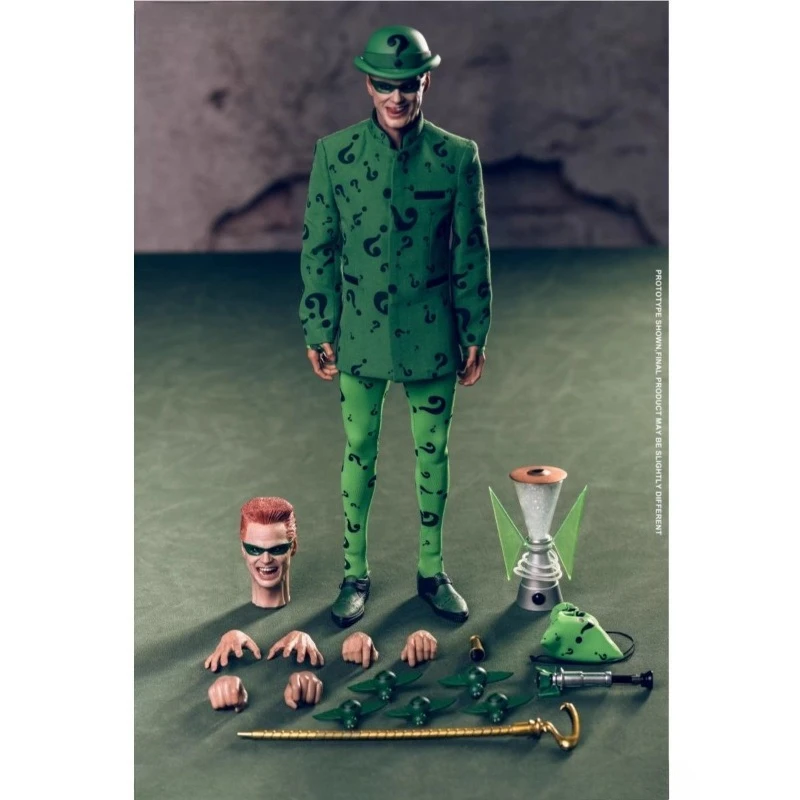 

Mat015 1/6 Бэтмен Forever Ridder Man Джим Керри Фигурка Модель игрушки