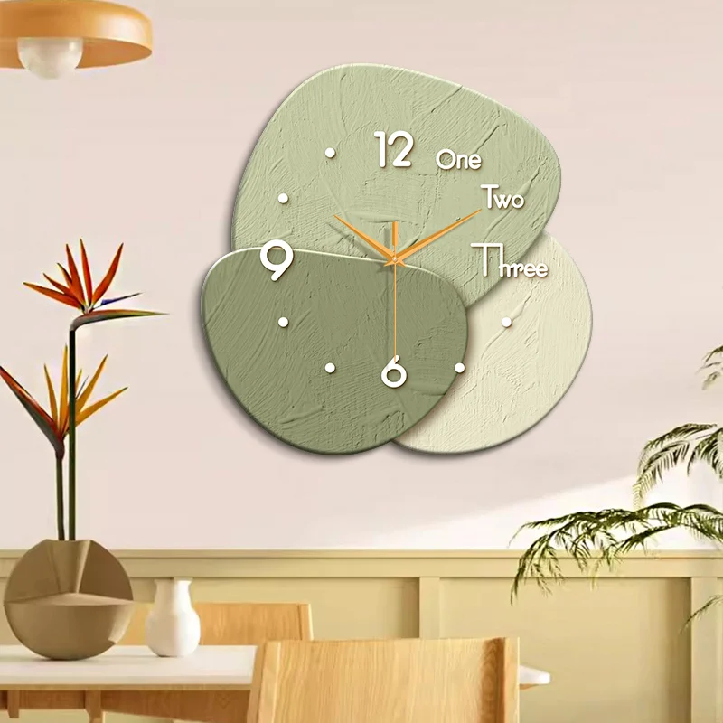 Large Size Abstract Geometric Artwork Wall Clock, Luxurious Quartz Clock for Home Decor,living Room,bed Room,dinning Room Decor