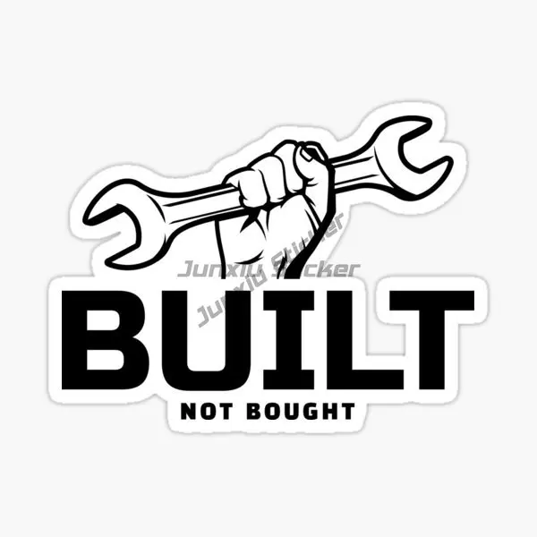 

Build Not Bought Car Stickers Window Truck Car Vinyl Self-adhesive Bumper Sticker Waterproof Laptop Accessories Decals