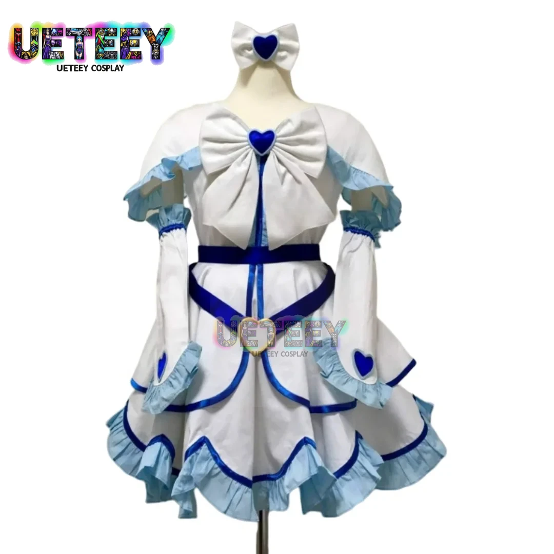 UETEEY Cos جودة عالية PreCure علاج زي علاج الأبيض تأثيري حلي يوكيشيرو هونوكا زي #1