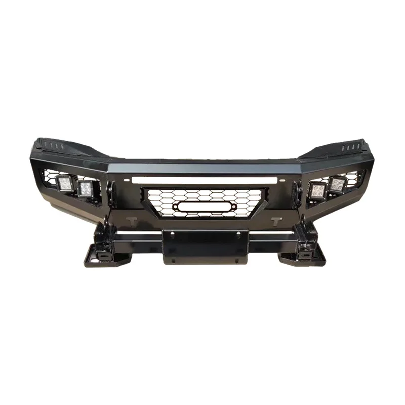 2015+ for Hilux Revo Front Bumper Protector New with Integrated Fog Light Cut-Outs