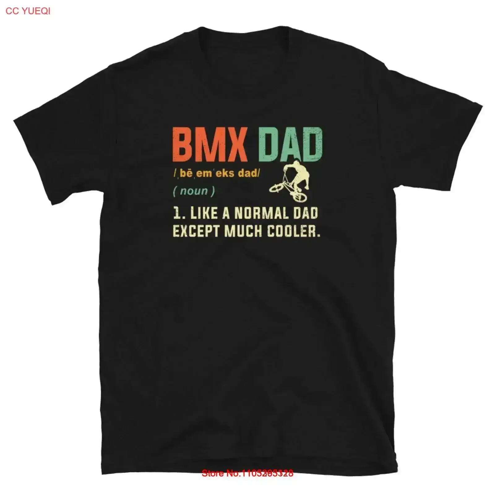 BMX Dad T Shirt Unique Biking s Freestyle Bike Racing Bicycle Motocross vintage Washed Slightly homme fashion streetwear Casual