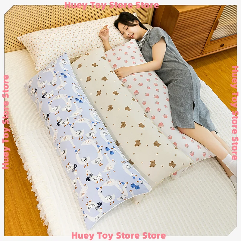 

Домашняя подушка для сна с длинной полосой и зажимом для ног, подушка для сна со стороны кровати, специальная подушка для сна, съемная и моющаяся, подарок