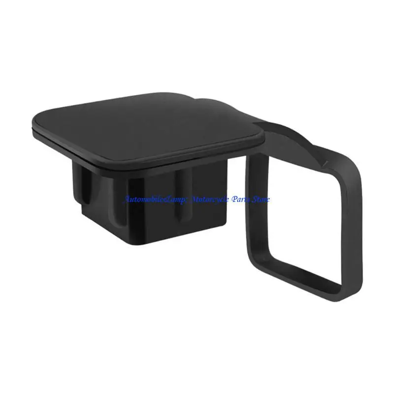H7BD Car Rear Bumper Hitch Cover Square 1.25Inch Traction Cover Bumper Tow Eye Hook Cover Cap Car Accessories Simple Installs