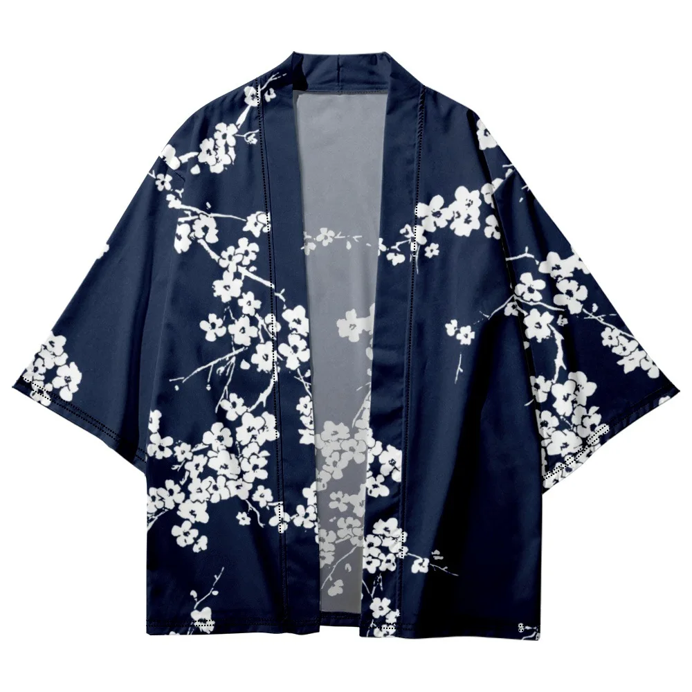 Summer Lightweight Ice Silk Open Cardigan Cape for Men, Chinese Style Loose Sun-Protective Coat, Kimono Daoist Robe Jacket