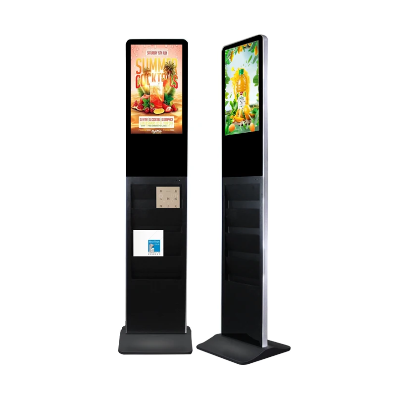 Poster Machine Touch Display Lcd  Advertising Screen  Floor Standing Digital Signage Kiosk in High Brightness