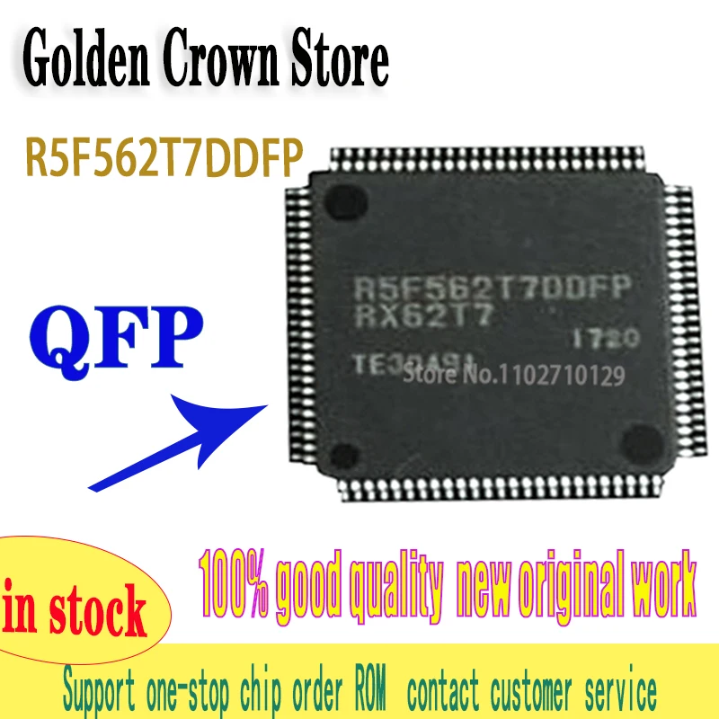 1PCS/lot  R5F562T7DDFP  R5F562TADDFP   R5F562T7  qfp100 work New original In Stock