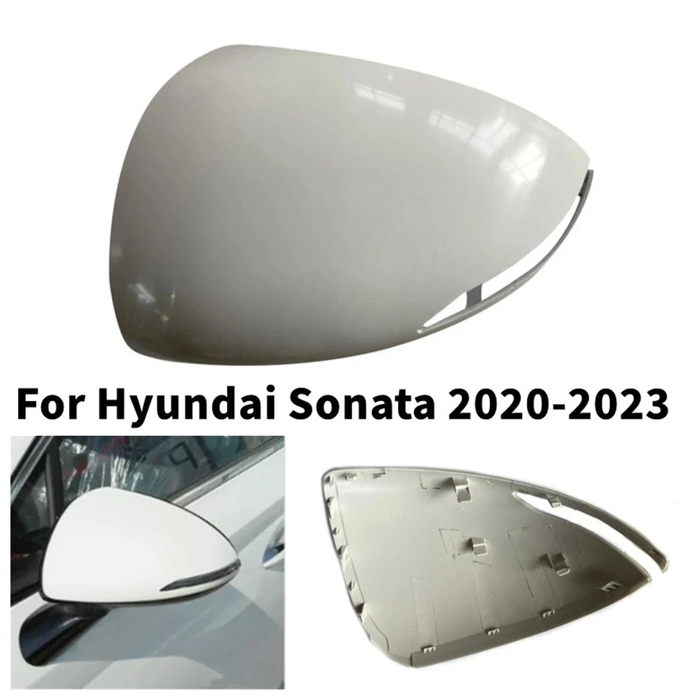 

For Hyundai Sonata 2020-2023 1x Car Replacement Rearview Side Mirror Cover Wing Cap Exterior Case Trim Accessories Vehicle Decor