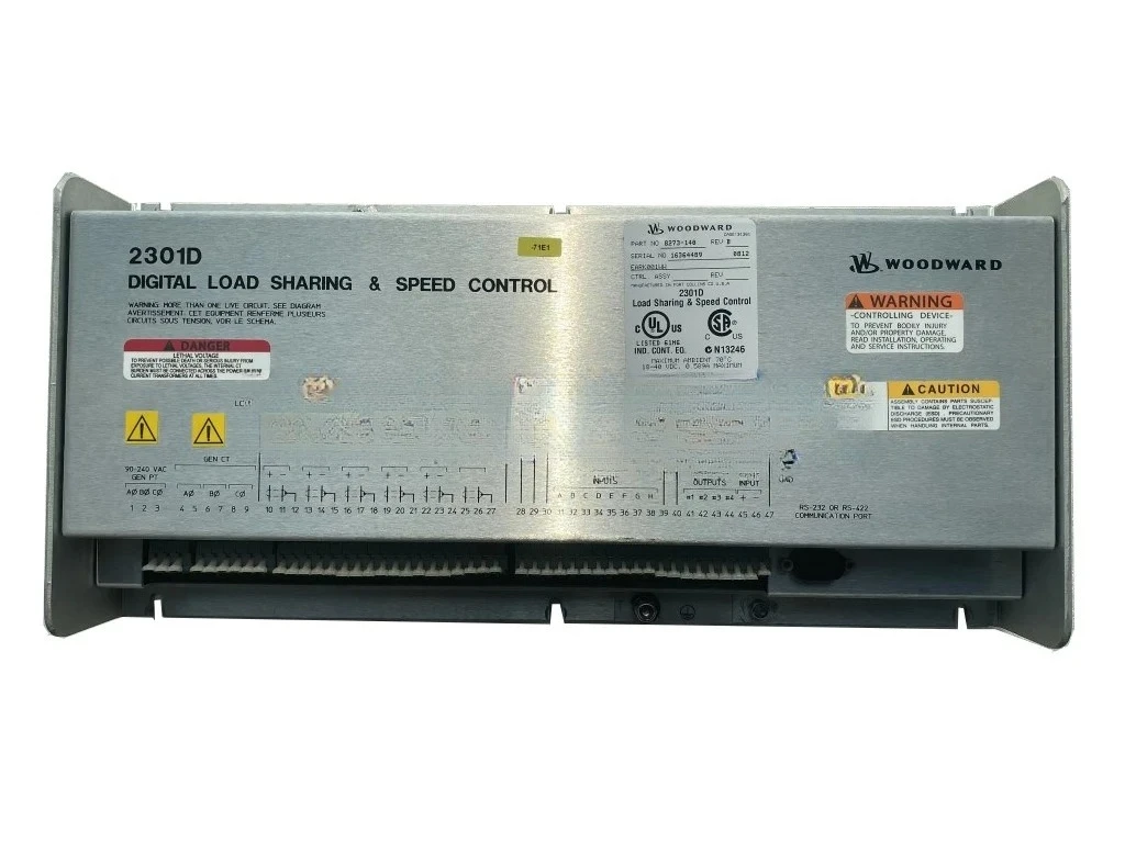 

WOODWARD Woodward 2301D Generator Set Control Governor 8273-140 Speed Controller
